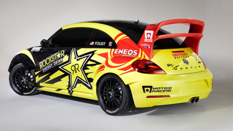 Illustration for article titled Holy Crap Tanner Foust Will Rallycross This 560 HP Volkswagen Beetle